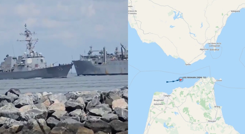 Destróier USS Mahan cruza o Mediterrâneo em missão estratégica