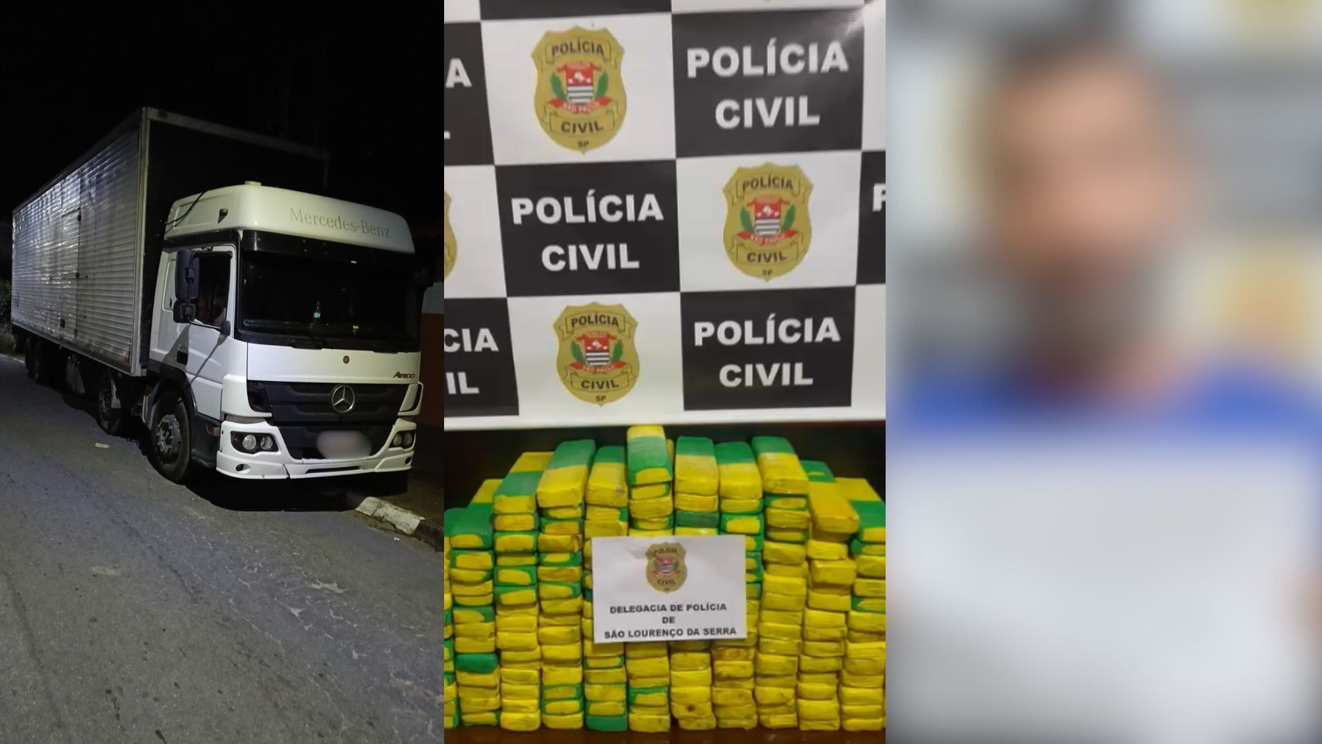 Caminhão com 101kg de maconha é apreendido na BR-116 e motorista detido