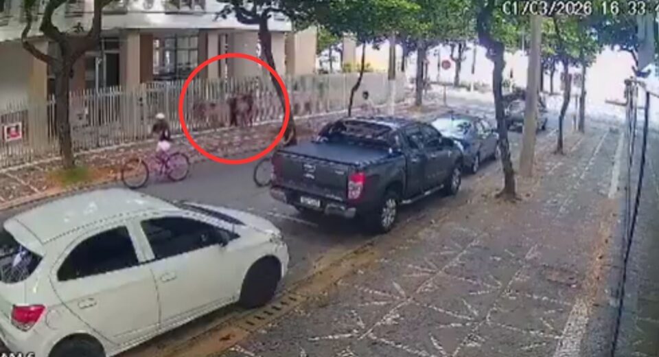 Bandidos abordam mulheres com crianças no litoral de SP; assista ao vídeo