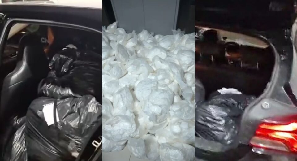 Motorista é preso com quase 200 kg de cocaína em operação na cidade