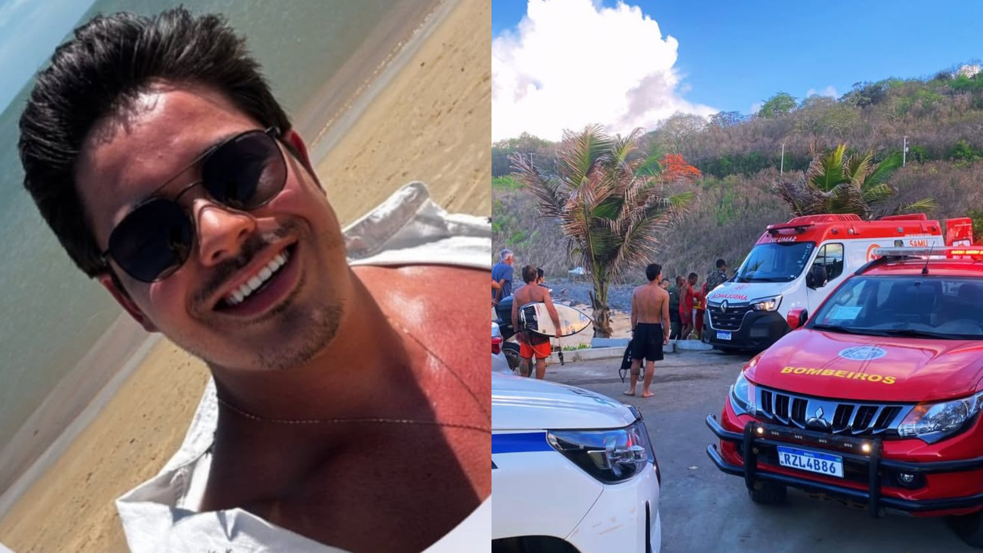 Corpo de médico que morreu afogado em Noronha é transferido para Recife.