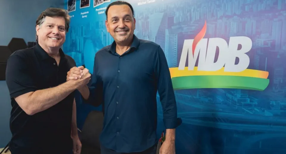 Vice de Tarcísio se filia ao MDB para fortalecer chapa 2024