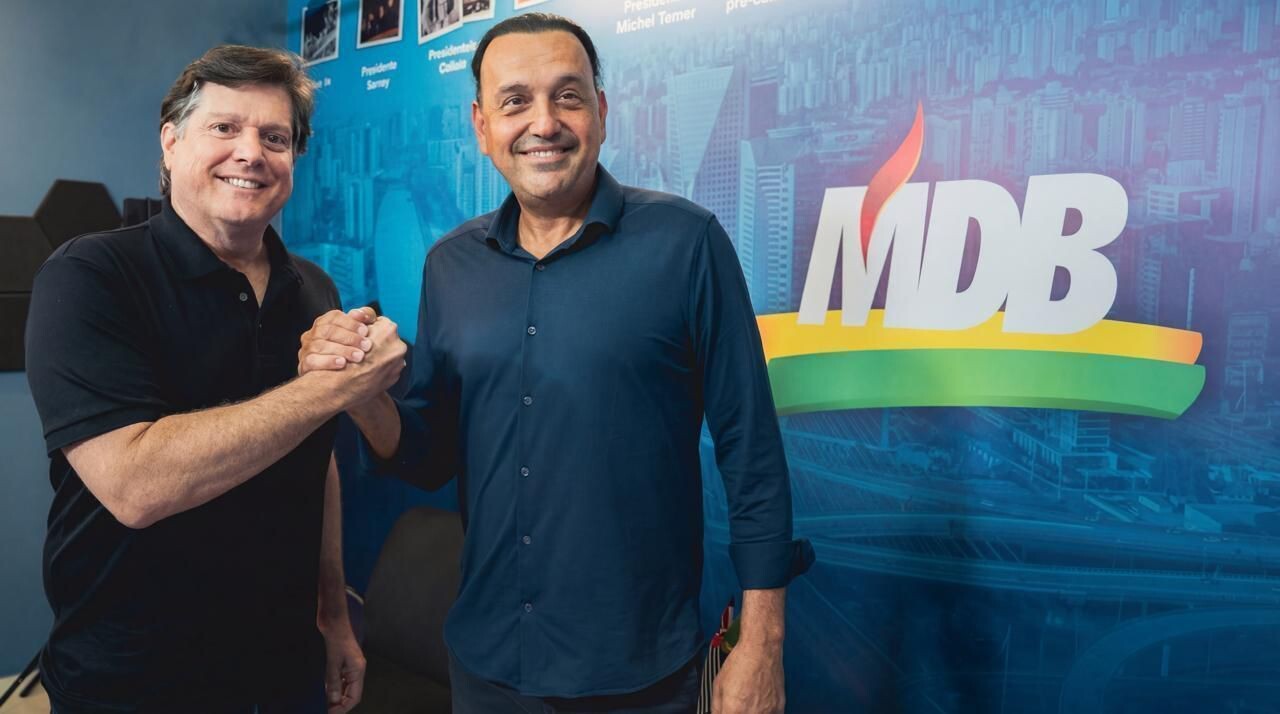 Vice de Tarcísio se filia ao MDB para fortalecer chapa 2024