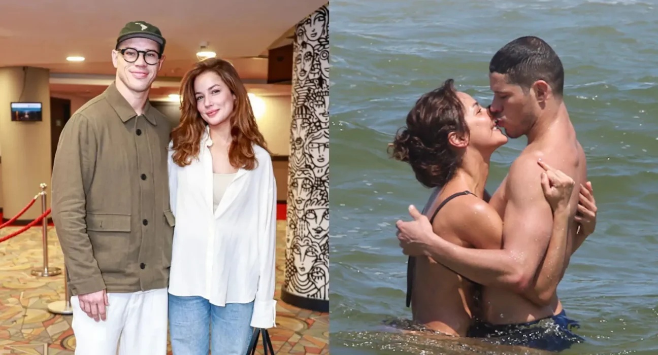José Loreto curte dia de praia ao lado da namorada; fotos incríveis