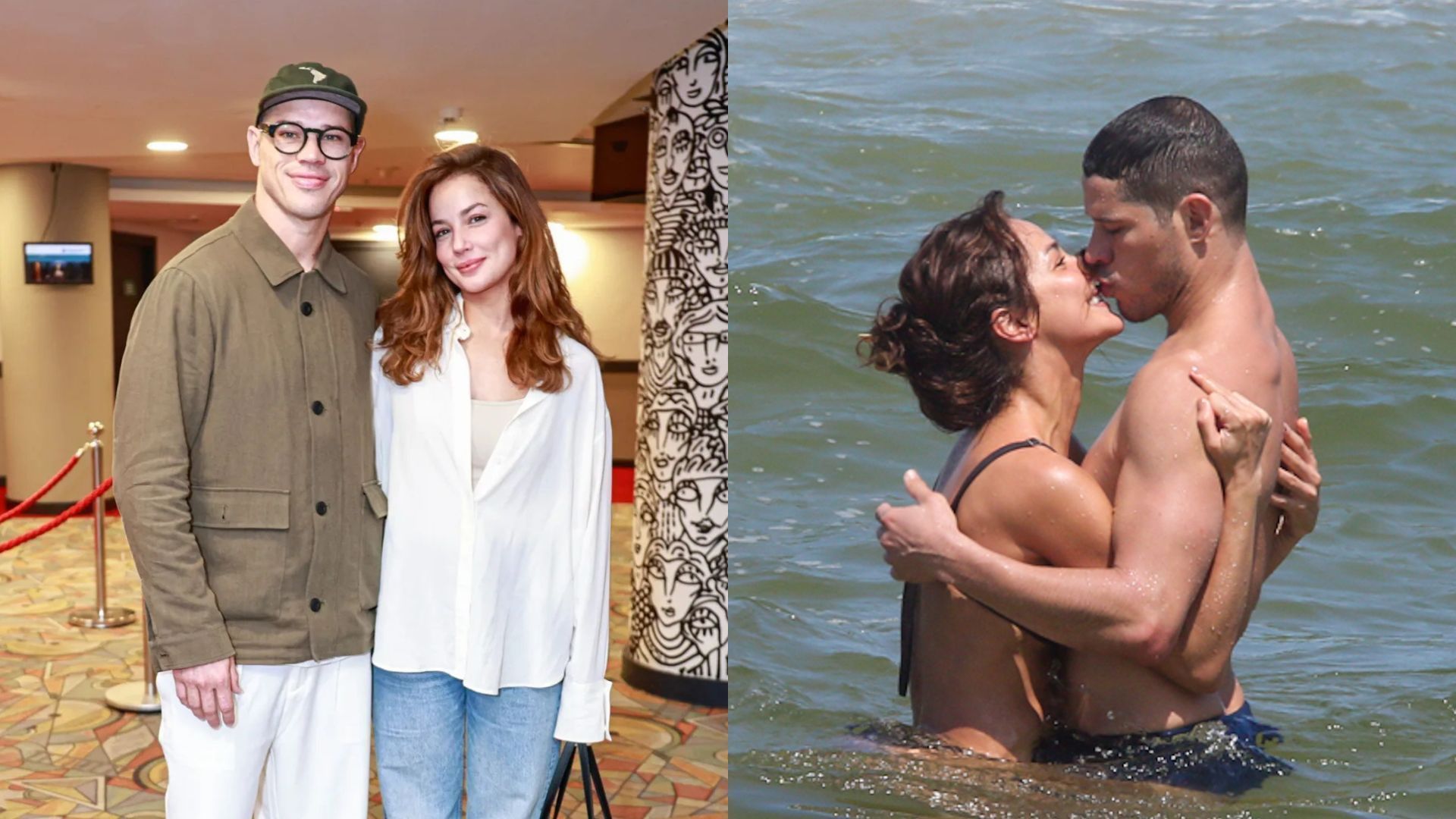 José Loreto curte dia de praia ao lado da namorada; fotos incríveis