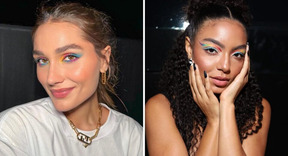 Olhos coloridos e pele fresh: tendências de beleza no Lollapalooza