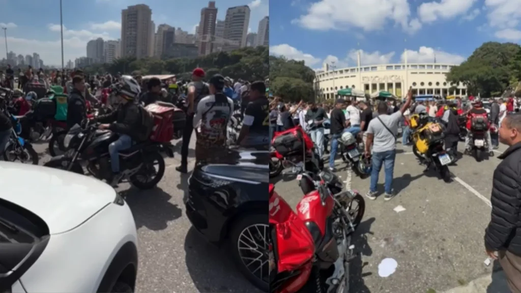Motociclistas fazem protesto em SP por regulamentação justa