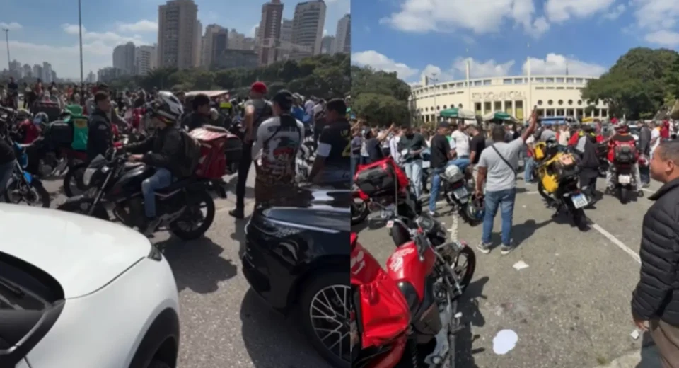 Motociclistas fazem protesto em SP por regulamentação justa