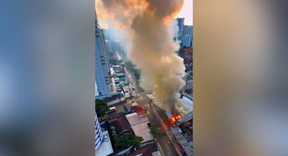 Incêndio atinge supermercado em Recife (PE); danos e evacuação imediata