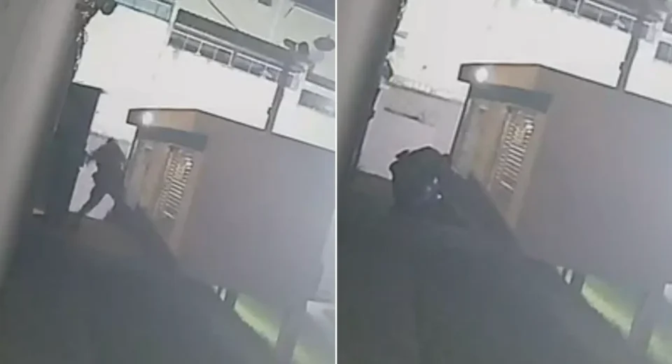 Imagens mostram momento em que PM é baleado em Santo André