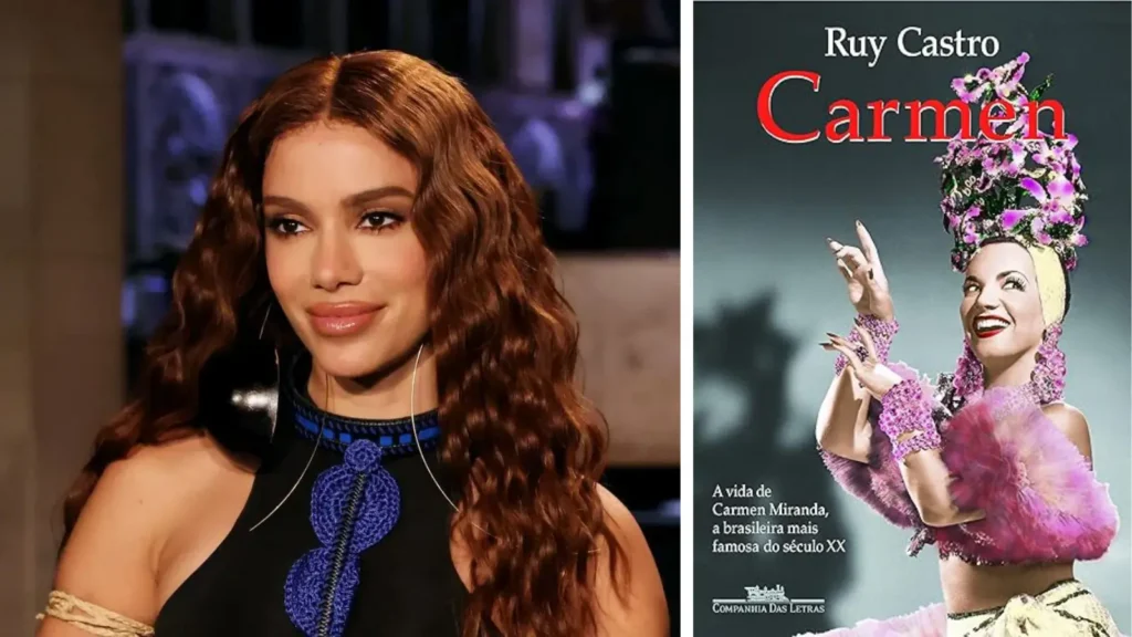 Anitta revela que livro de Carmen Miranda transformou sua carreira