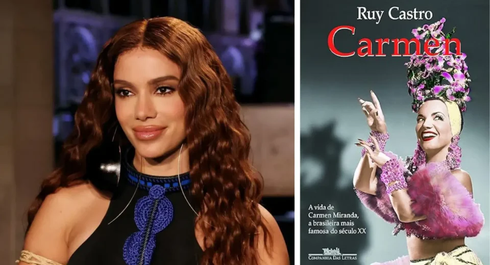 Anitta revela que livro de Carmen Miranda transformou sua carreira