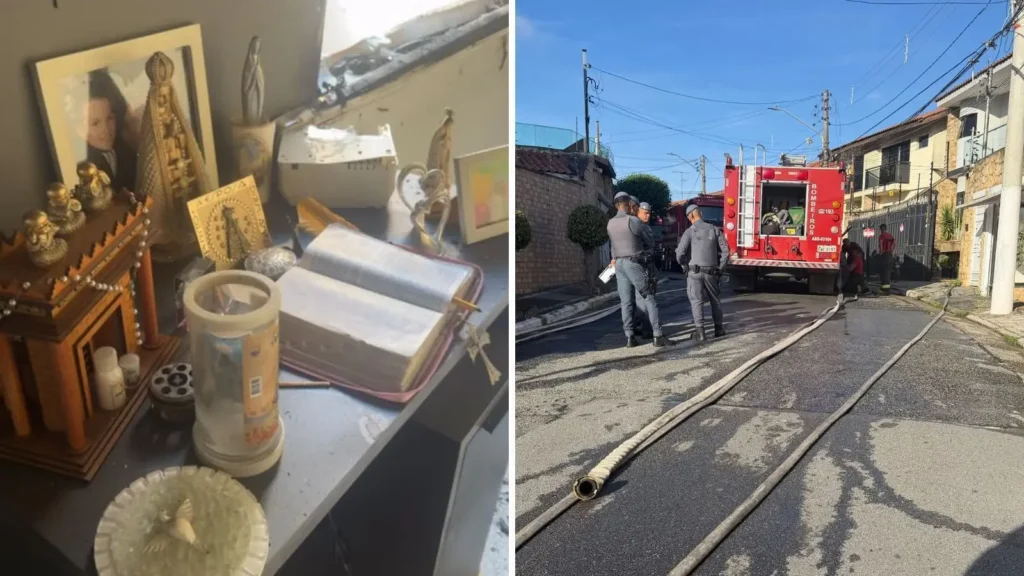 Pai de MC Gui mostra bíblia intacta após incêndio e ressalta fé