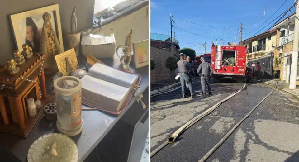 Pai de MC Gui mostra bíblia intacta após incêndio e ressalta fé