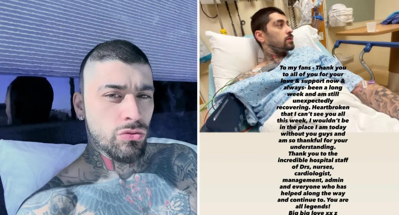 Zayn Malik surpreende fãs ao relatar internação antes de show