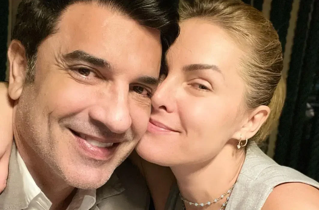 Ana Hickmann e Edu Guedes celebram a primeira noite na casa nova