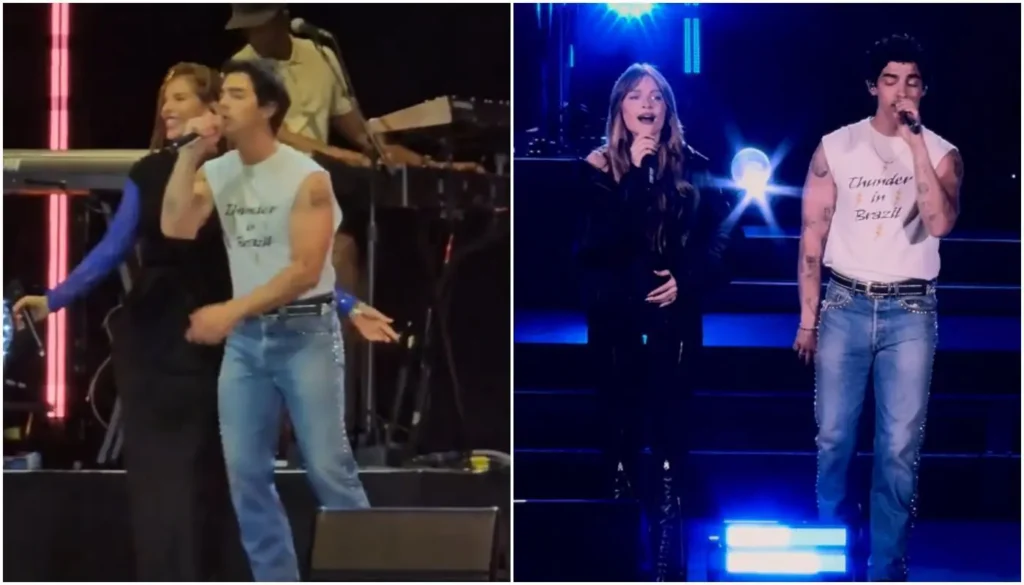 Jonas Brothers cantam hits com Vanessa da Mata e Luísa Sonza ao vivo