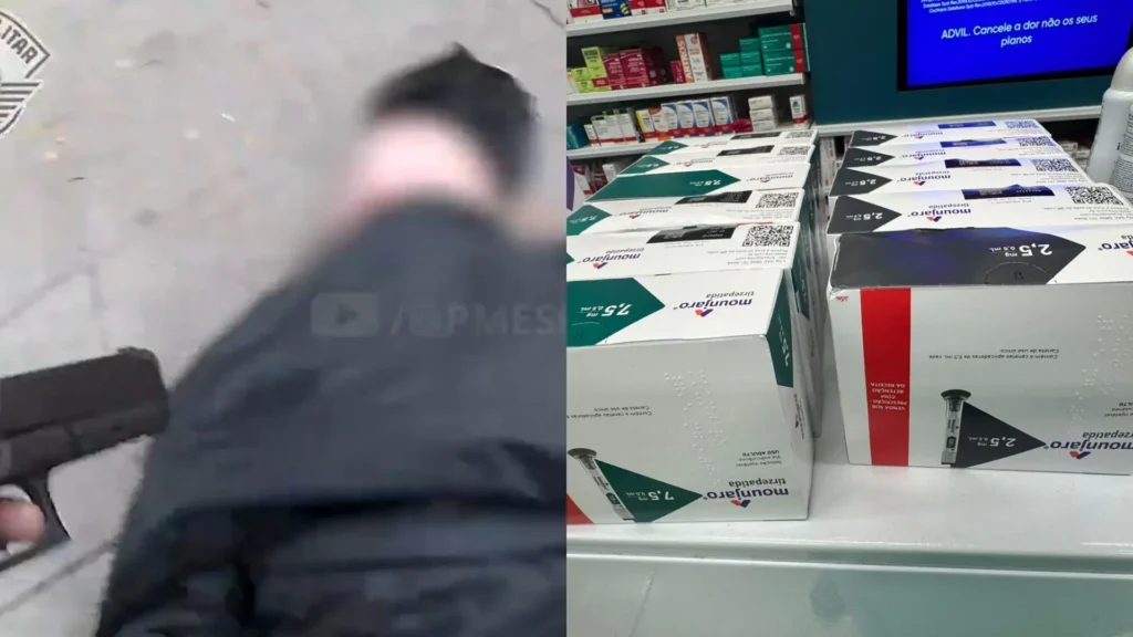 Vídeo: homem é preso logo depois de assalto em farmácia