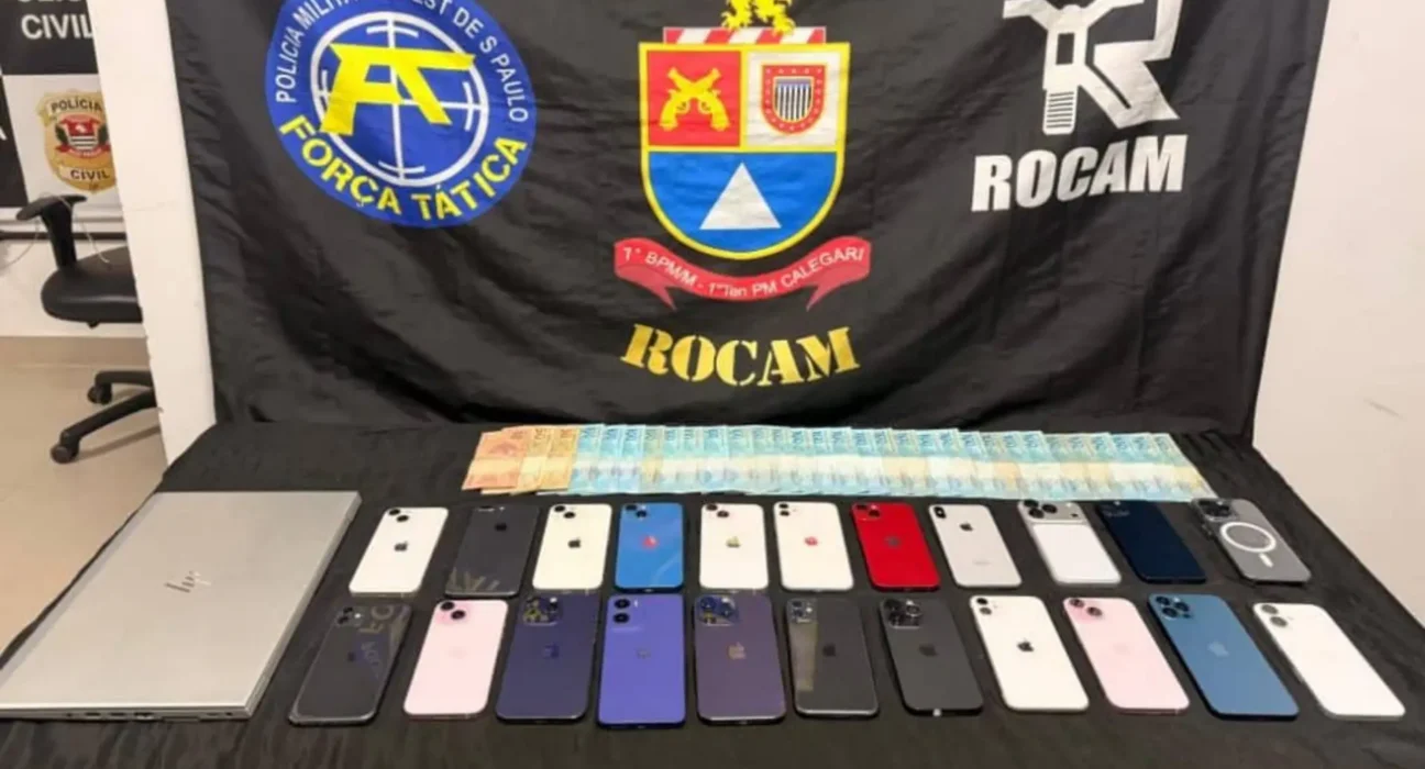 Homem é preso com 21 celulares furtados no Centro de SP e é autuado