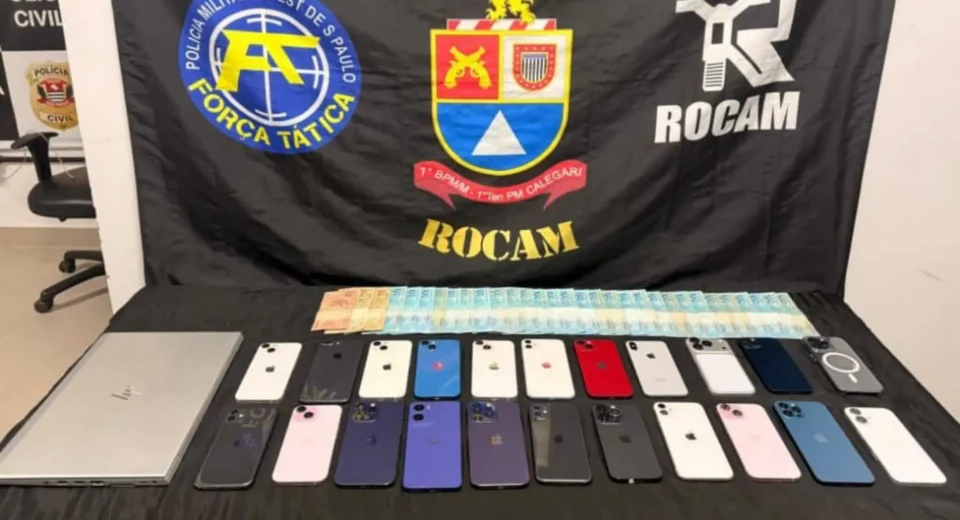 Homem é preso com 21 celulares furtados no Centro de SP e é autuado
