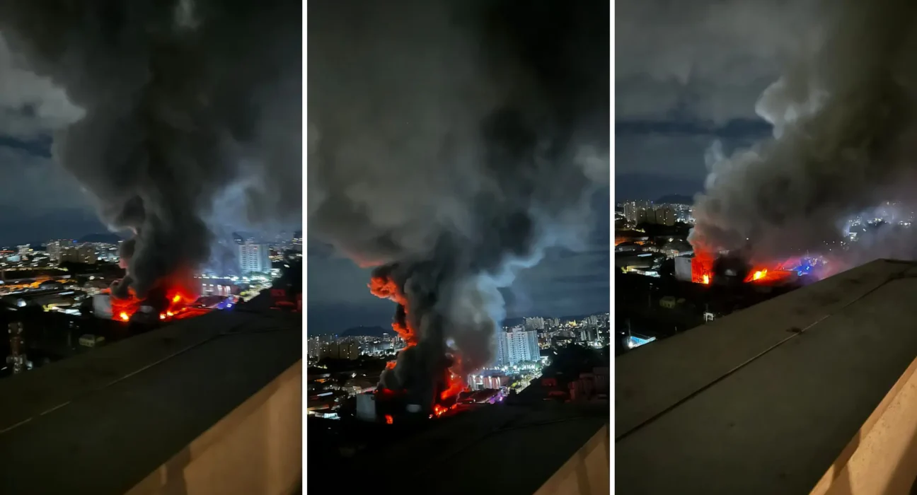 Circulação da Linha 7-Rubi é afetada por incêndio na Lapa