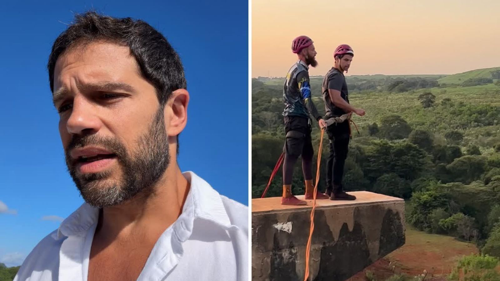 Duda Nagle revela que saltou do mesmo lugar que jovem morreu: reflexão sobre o perigo