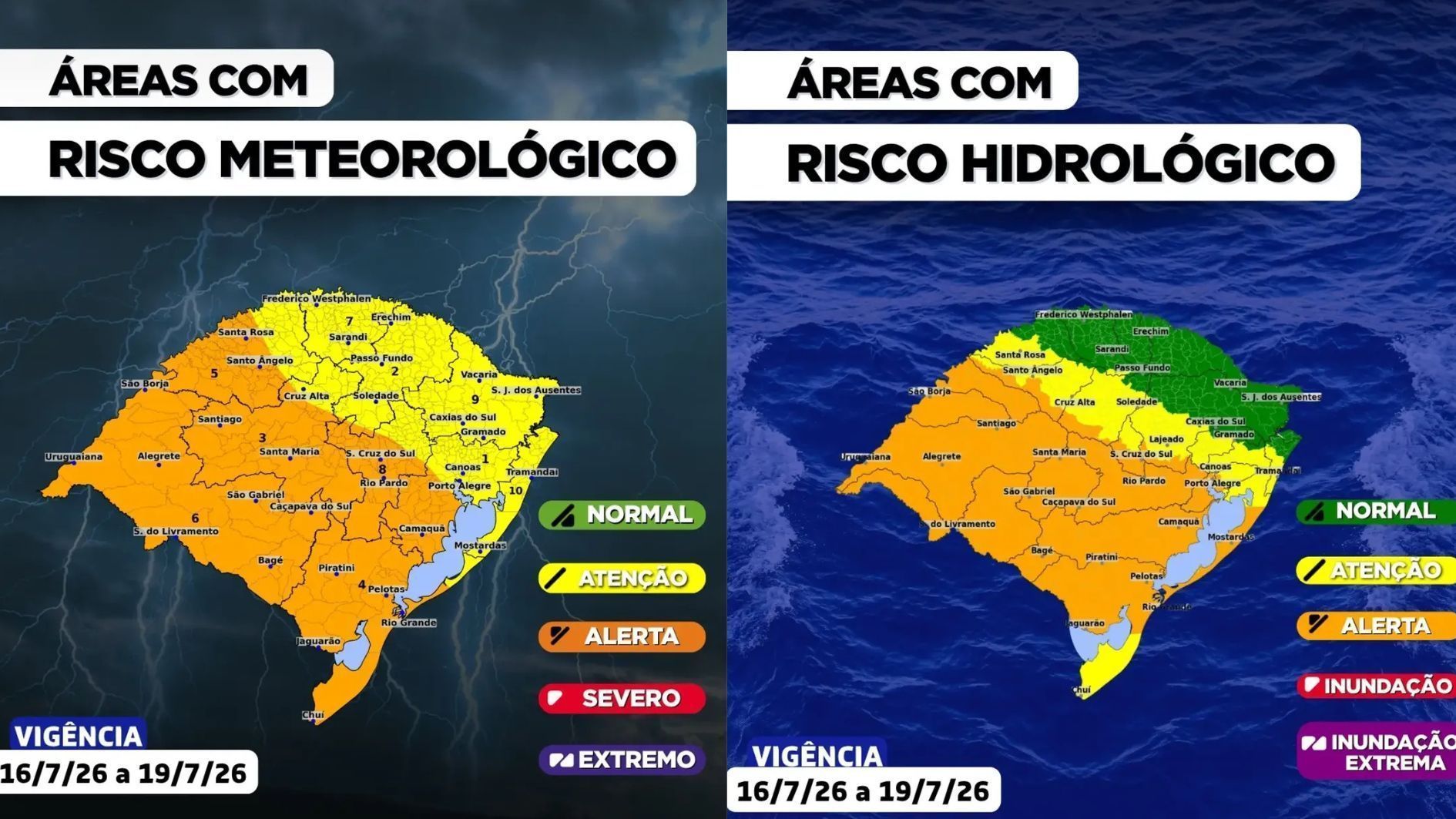 El Niño afeta o RS e pode impactar o clima no Brasil