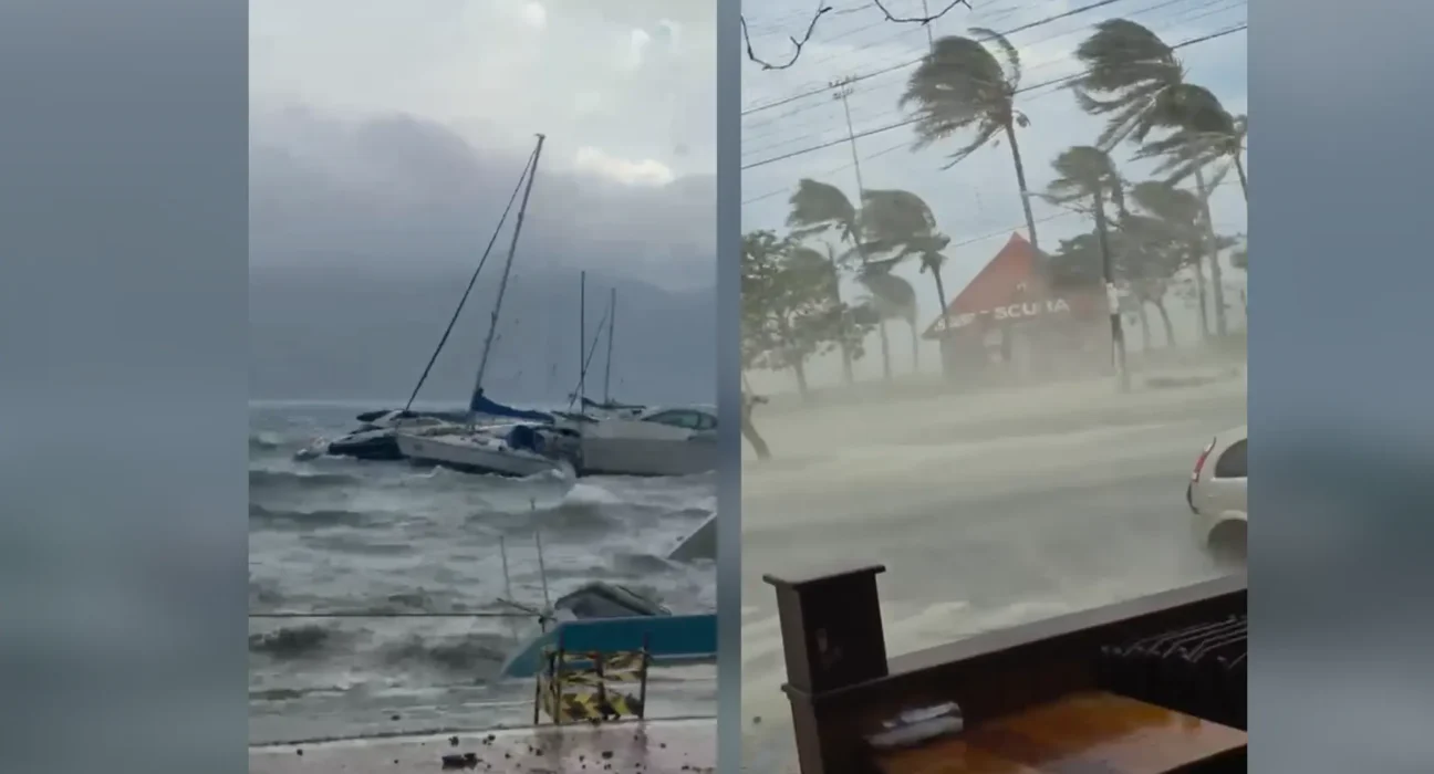 Ventos acima de 100 km/h no litoral de SP causam danos sérios