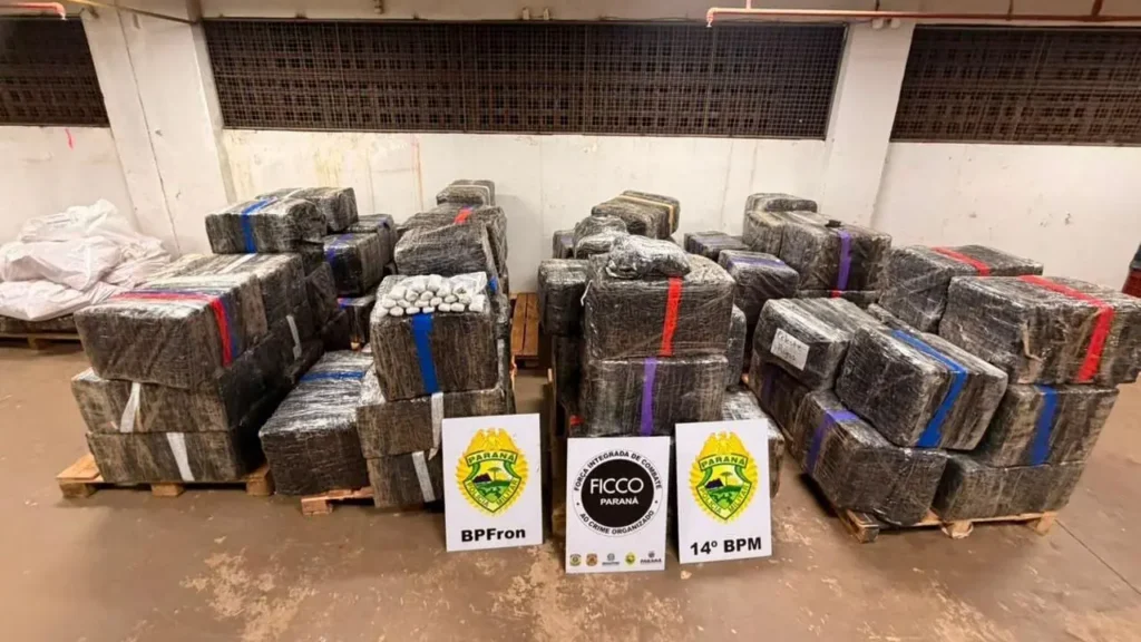 Mais de 4,2 toneladas de drogas apreendidas no Paraná com sucesso