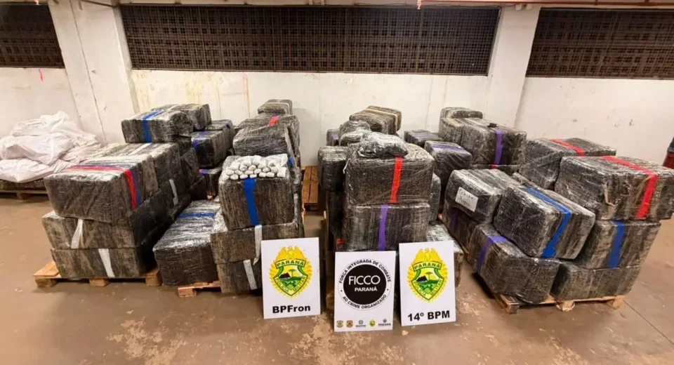 Mais de 4,2 toneladas de drogas apreendidas no Paraná com sucesso
