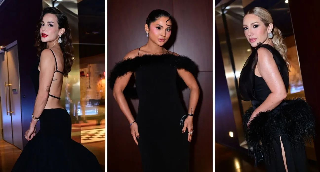 All black marca looks dos famosos no Baile do BB em destaque