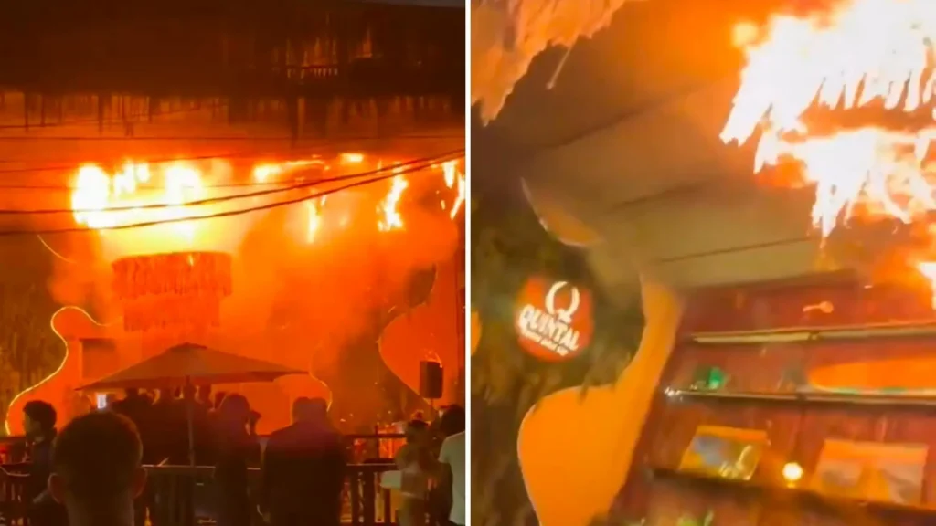 Incêndio de grandes proporções atinge bar na Barra da Tijuca: saiba mais