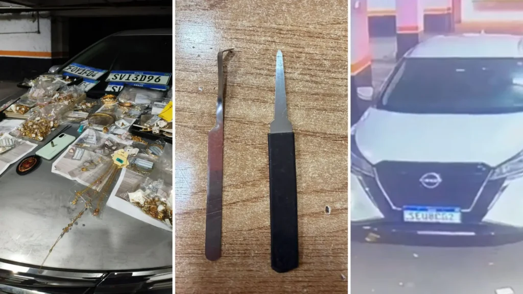 Quatro homens são presos após furto em joelheira em SP