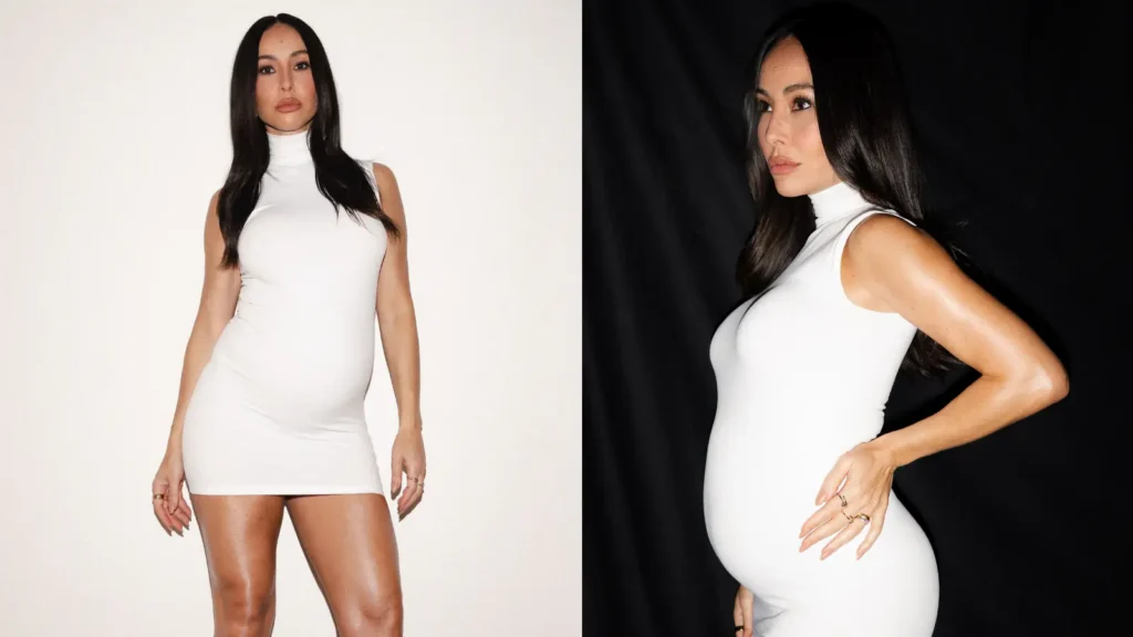 Sabrina Sato exibe barriga de seis meses de gravidez com charme