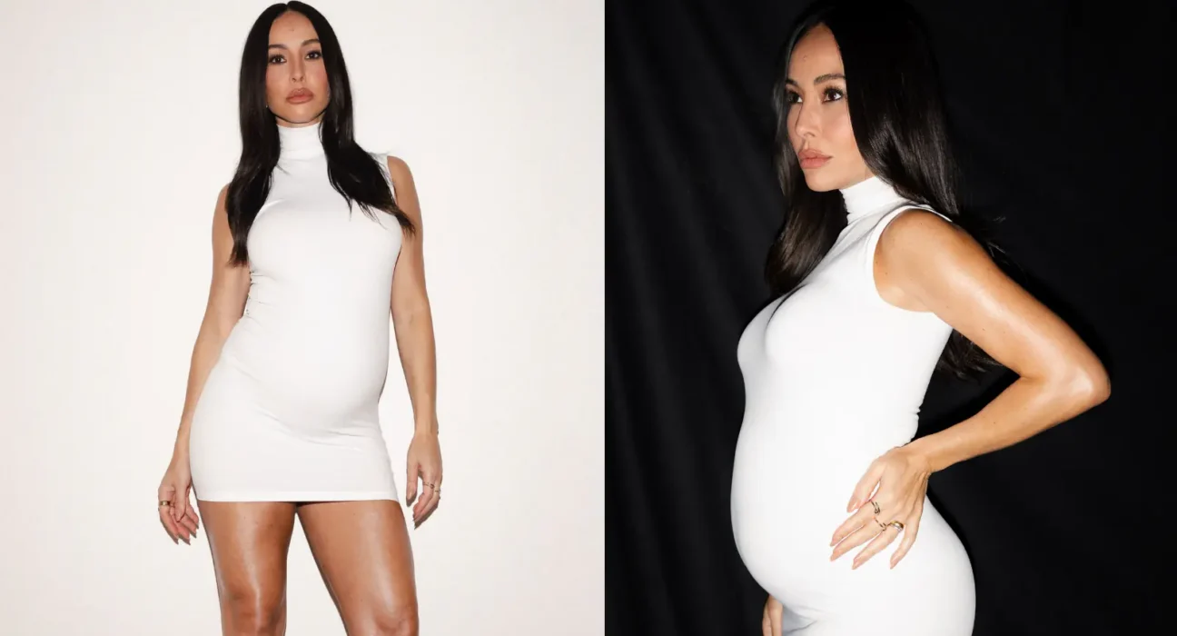Sabrina Sato exibe barriga de seis meses de gravidez com charme