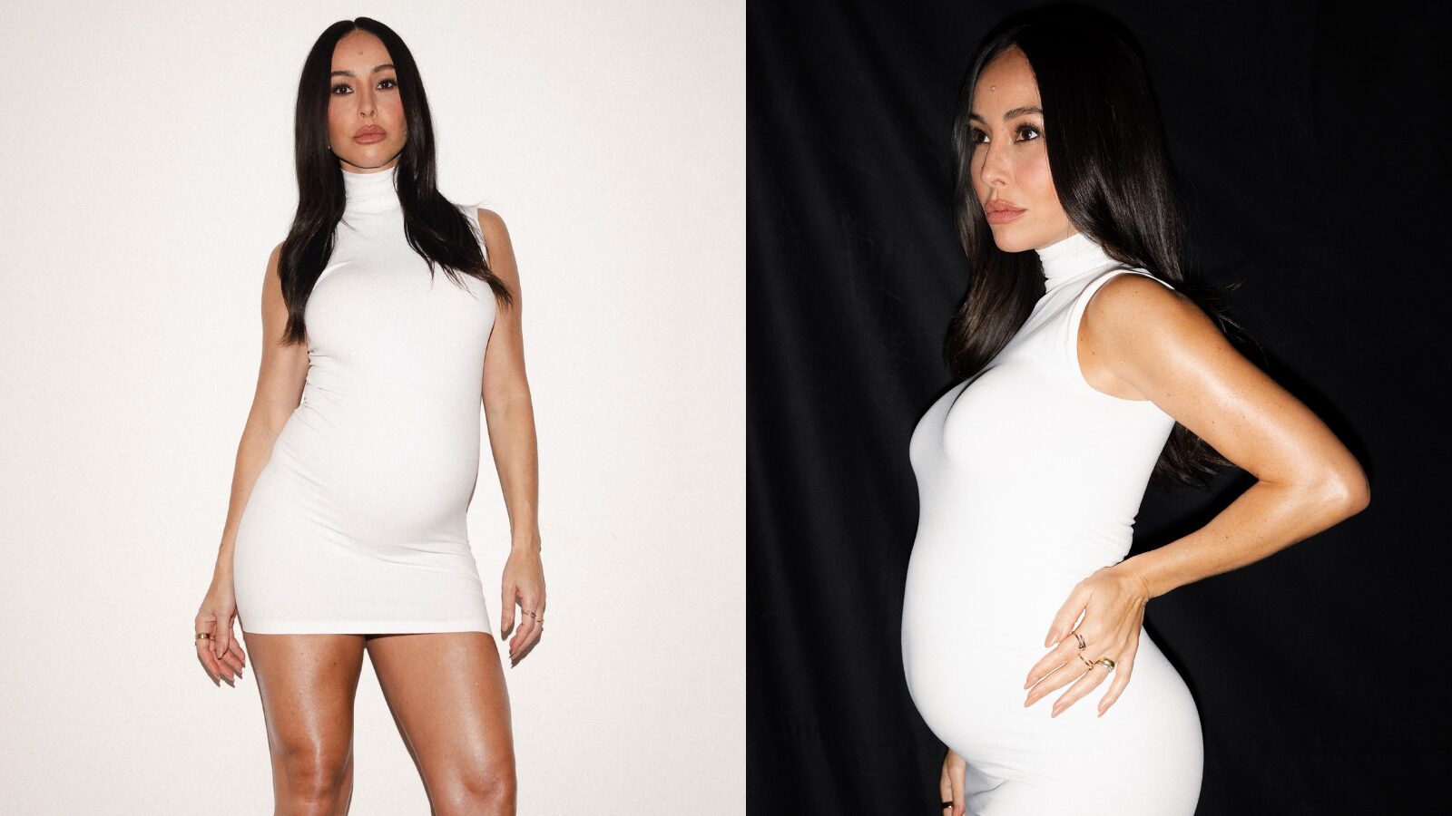 Sabrina Sato exibe barriga de seis meses de gravidez com charme
