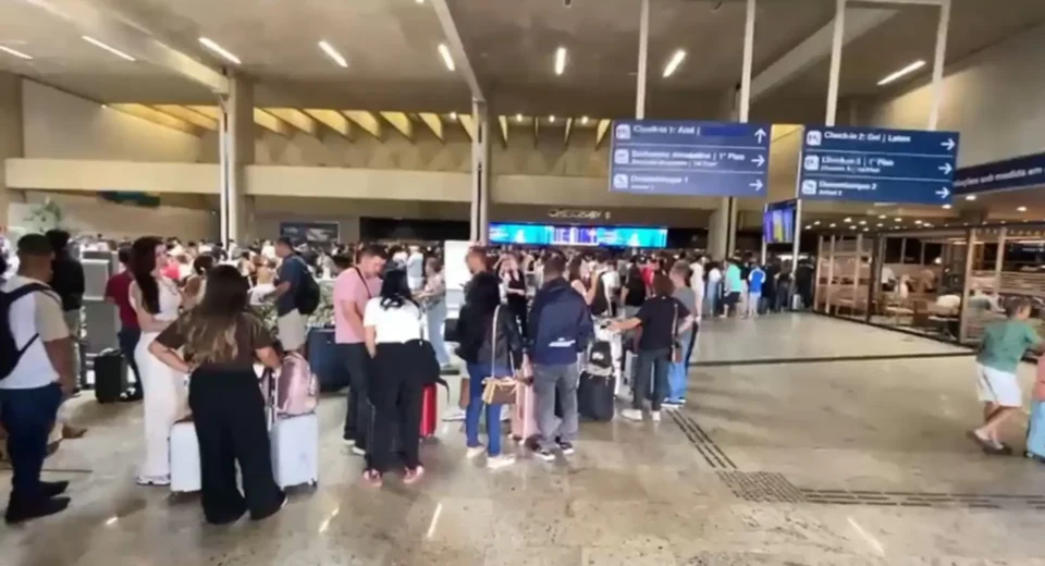 Pista do Aeroporto de Confins é liberada após reparos necessários