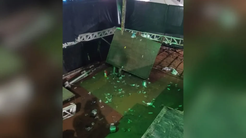 Camarote desaba durante rodeio e deixa 24 feridos em SP