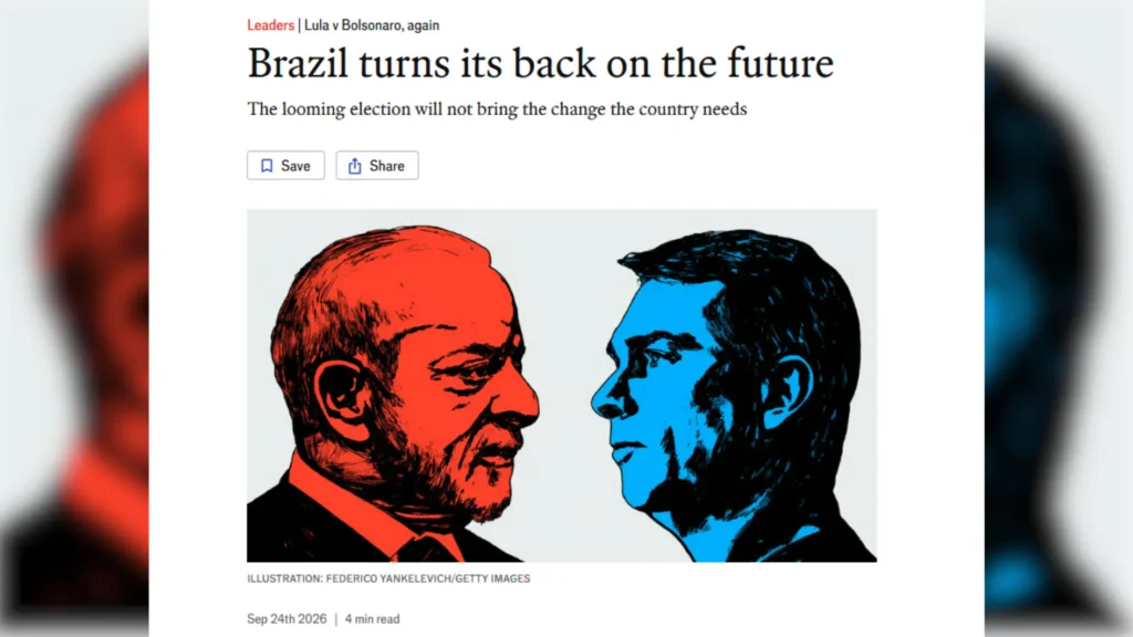 Economist diz que, entre Lula e Flávio, futuro é negligenciado