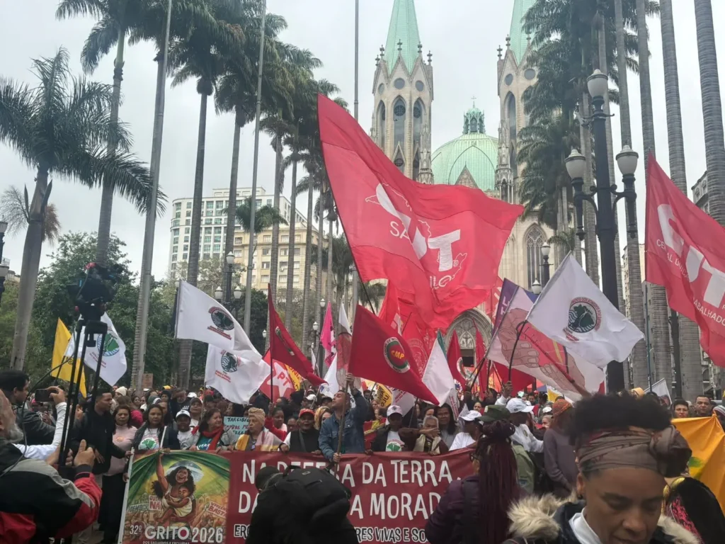 Grito dos Excluídos defende soberania nacional em grande ato