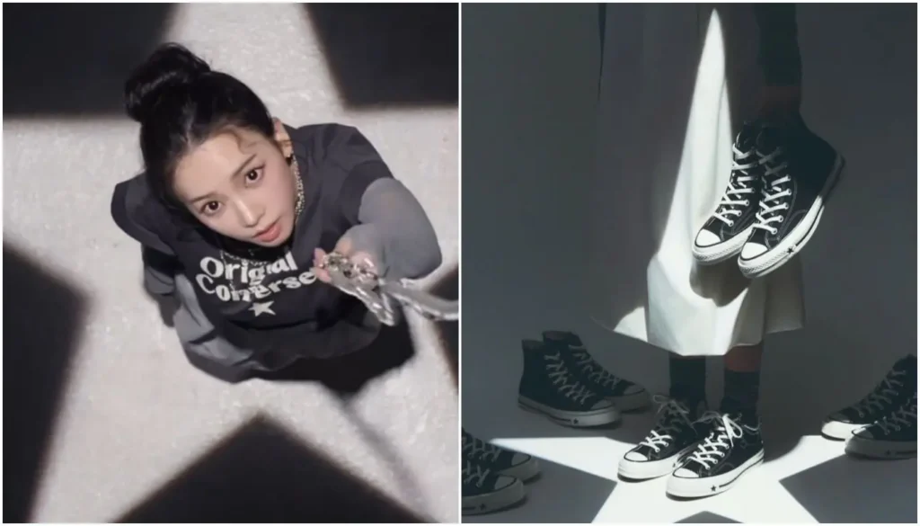 Karina, cantora de K-Pop, brilha em anúncio da Converse