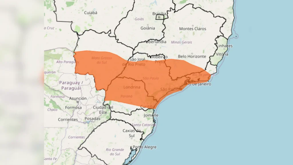 Inmet alerta para tempestade no Sul, Sudeste e Centro-Oeste: Prepare-se!