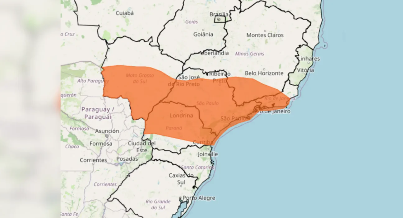 Inmet alerta para tempestade no Sul, Sudeste e Centro-Oeste: Prepare-se!