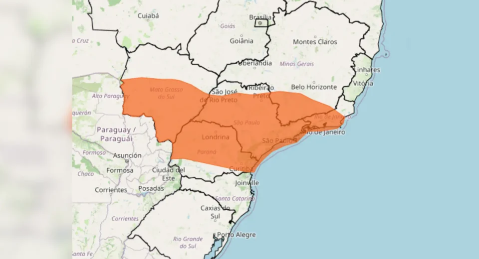 Inmet alerta para tempestade no Sul, Sudeste e Centro-Oeste: Prepare-se!