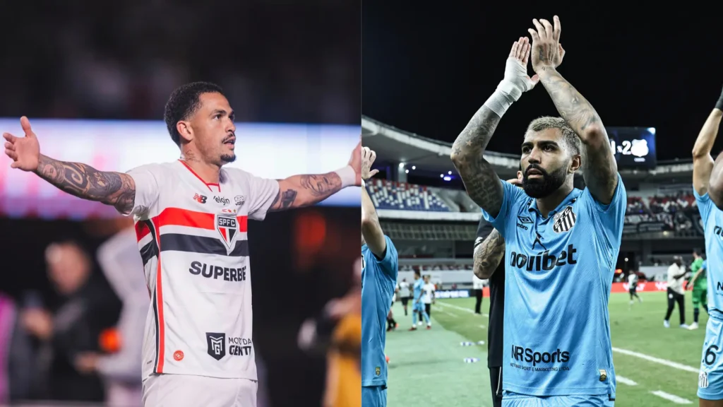 Próximos na tabela, São Paulo e Santos buscam vitória no clássico