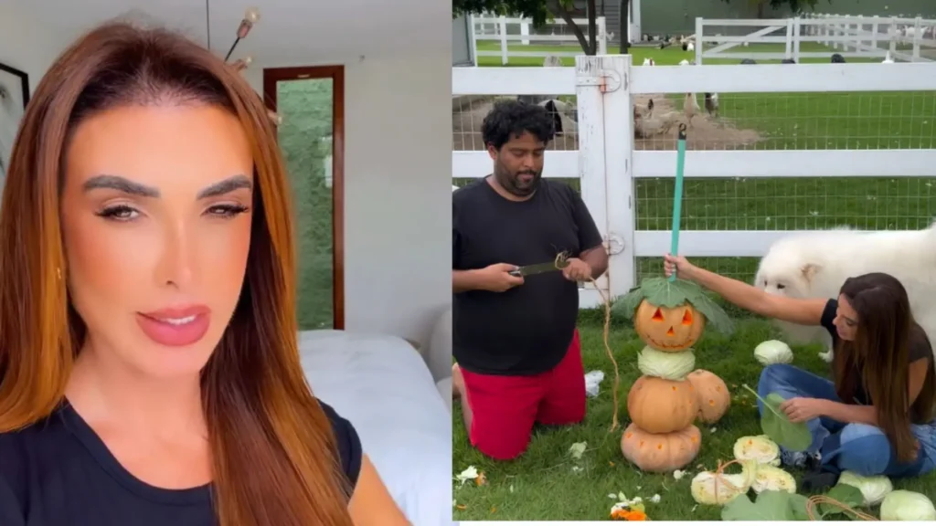 Nicole Bahls fará festa de Halloween para suas galinhas felizes