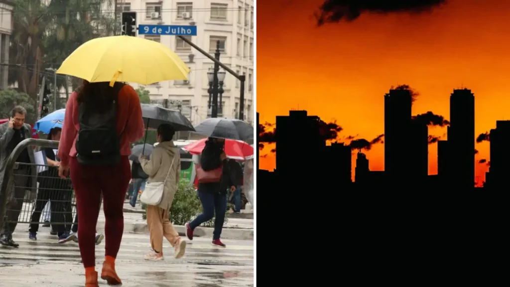 Chuva forte e calor intenso: previsão do final de semana no Brasil