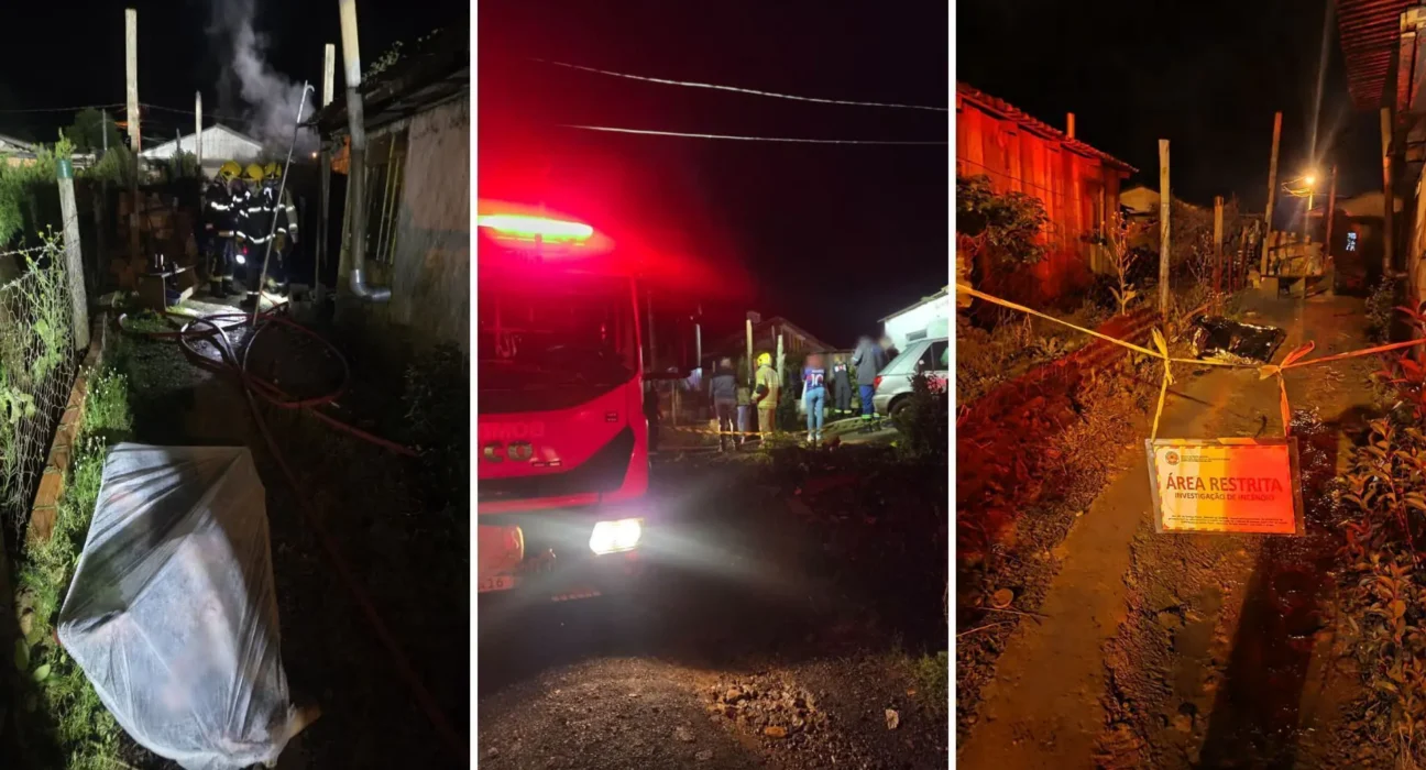 Jovem e pai morrem em incêndio em SC; caso gera choque e luto