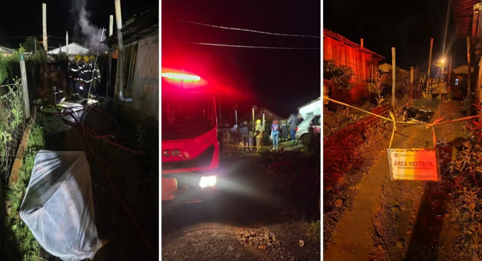 Jovem e pai morrem em incêndio em SC; caso gera choque e luto