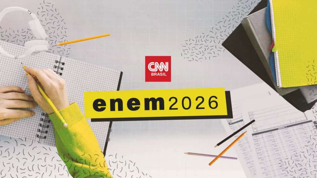 Enem 2026: CNN Brasil fará live de correção e dicas úteis